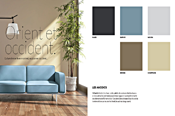 Les Anodics, alternative intégrée à la nouvelle offre de Sepalumic, fournissent une texture unique ©Sepalumic