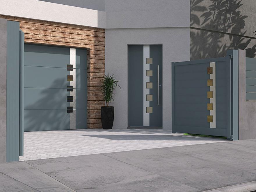 La porte de garage… total look !