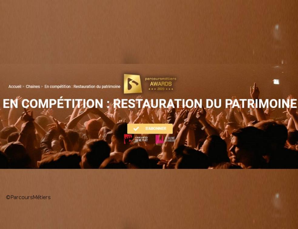 La restauration du patrimoine filmée par les jeunes